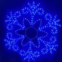 2D световая фигура "Снежинка" Snow flake Motif Light (2, диаметр 56 см, свечение белое)