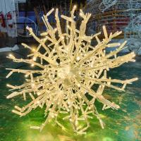 3D световая фигура 3D Starry Motif Light (диметр 50 см, 152 светодиодов, свечение тёплое белое +Flash)