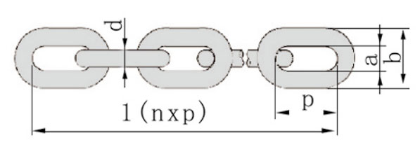 Грузоподъёмная цепь Huaige EN818-2 14х42 мм (3.8 т) 