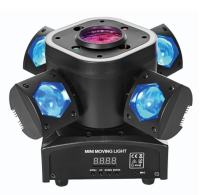 Вращающаяся голова Hengyang COMPACT FUSION-80W Four-arm light strip Little King Kong