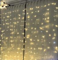 Гирлянда BI-COLOR Curtian light (размеры 2х2 м, 800 светодиодов, свечение: розовое + белый Flash, синее + белый Flash)