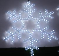 2D световая фигура "Снежинка" Snow flake Motif Light (1, диаметр 56 см, свечение белое)