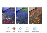 Гирлянда APP-Controlled IIlusion Christmas Tree Light (длина 5 м, 50 светодиодов, диаметр 2.3 мм, свечение RGB)