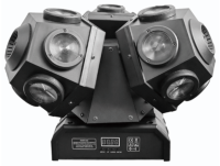 Вращающаяся голова Hengyang CREE LASER STORM 180W Three heads and 18 lasers