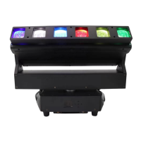 PIXEL BAR DESON LM-0640M 6x40w 4in1 zoom wash pixel beam led base moving head