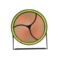 Светодиодный прибор DESON RETRO LD-408B 200W LED Background DJ Lighting with Ring Strip Retro light