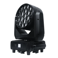 Вращающаяся голова VLTG TV-NW1940Z LED WASH Moving Head Light 19x40W RGBW 5-50° Zoom