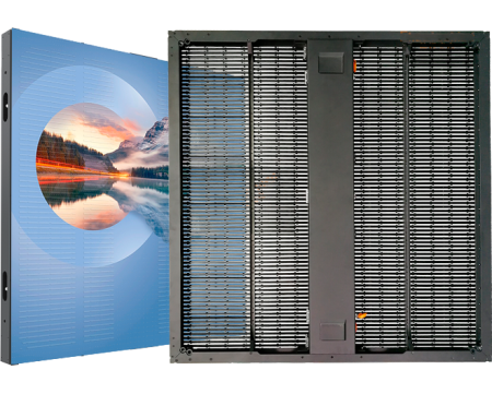 Прозрачный светодиодный медиафасад Серия С Showtechled C0612 P6.25-12.5