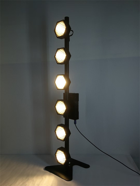 Светодиодный прибор DESON RETRO COB LD-6-144COB Hexa 6 Lines LED Pixel Blinder