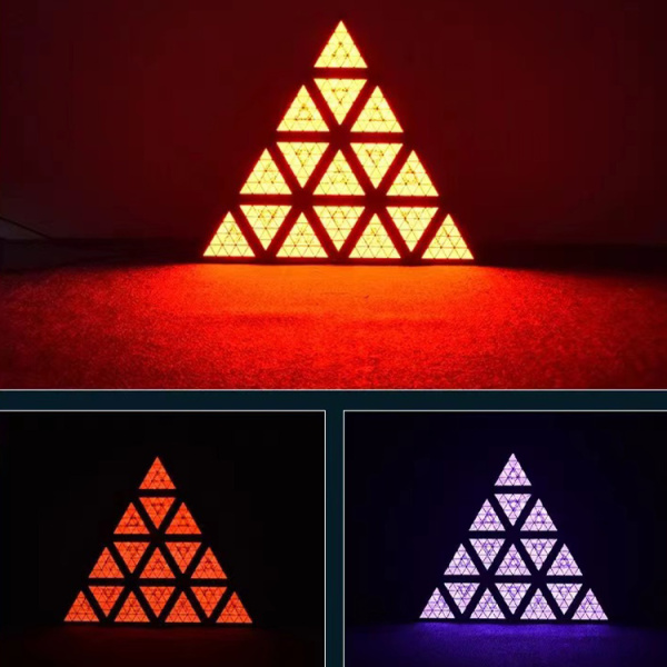 Светодиодный прибор DESON RETRO LD-233 Triangle ​Audio rgb matrix RGB Antique light