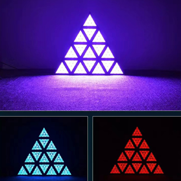 Светодиодный прибор DESON RETRO LD-233 Triangle ​Audio rgb matrix RGB Antique light