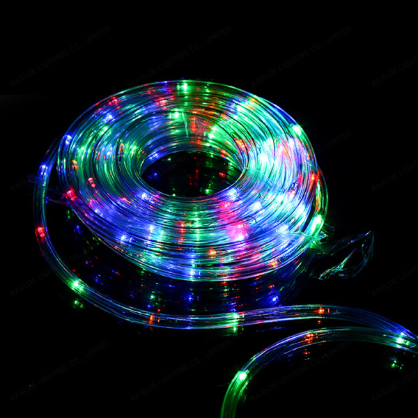 Гирлянда Round 2 wire Horizontal  LED Rope Light (длина 100 м, круглое сечение 13 мм, свечение синее)