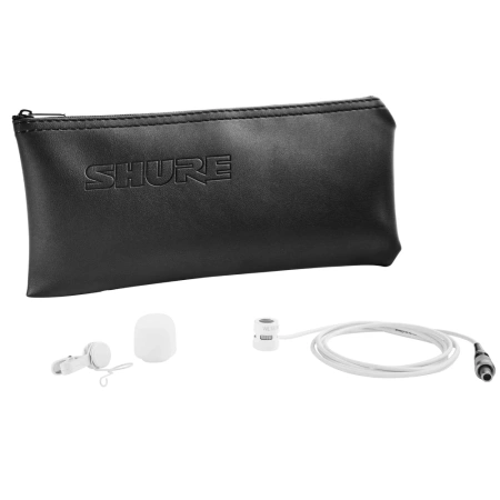 Петличный микрофон Shure WL185MW/C-LM3, White