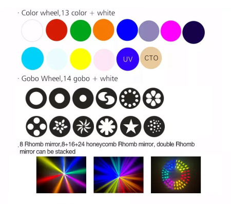 Вращающаяся голова Botai 350W 17R Lamp BEAM Moving Head Light