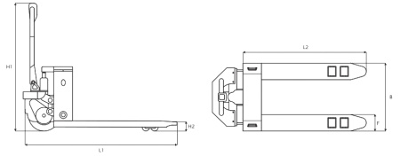 Электрическая гидравлическая тележка Huaige EV-3.0-C 