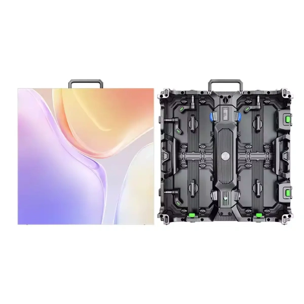 Кабинет для светодиодного экрана в сборе Meitec P1,95 SMD 500х500mm, Front & Rear service, Aluminum cabinet, Rental, Indoor