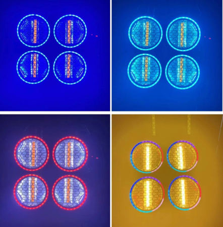 Светодиодный прибор DESON RETRO LB-706 4x50w LED COB Retro Light with Ring