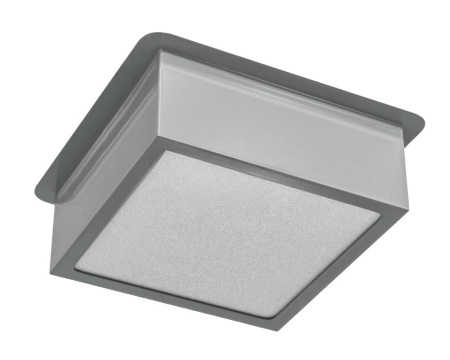 Светодиодный светильник Грильято Домино х6 100х100 33Вт 4000К IP20 серый