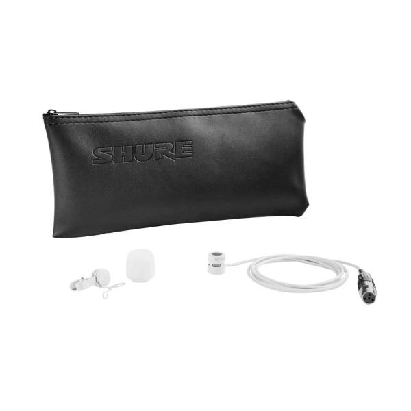Петличный микрофон Shure WL185MW/C-TQG, White