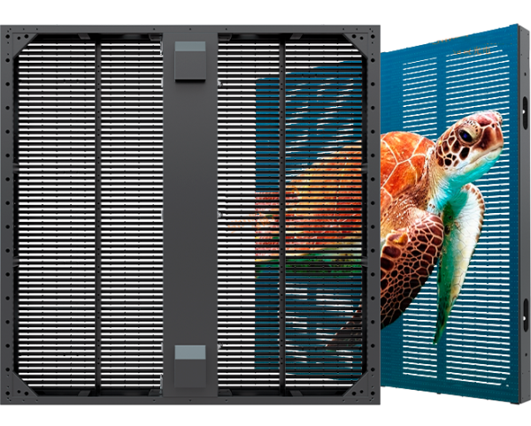 Прозрачный светодиодный медиафасад Серия С Showtechled C0715 P7.8-15.6