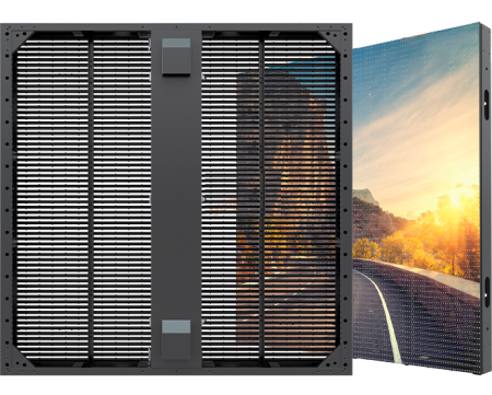 Прозрачный светодиодный медиафасад Серия С Showtechled C1515 P15.6-15.6