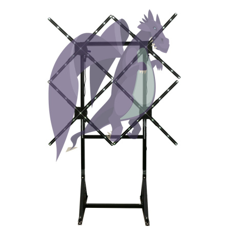 3D Голографическая видеостена из 4-х вентиляторов купить в Минске - ledmagic.by