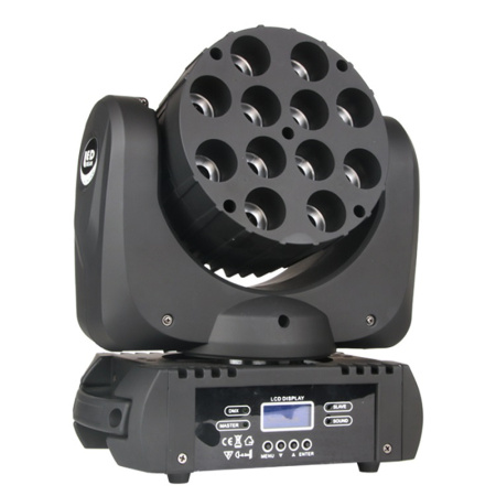  Вращающаяся голова DESON BEAM LM-177B LED 12x12W RGBW