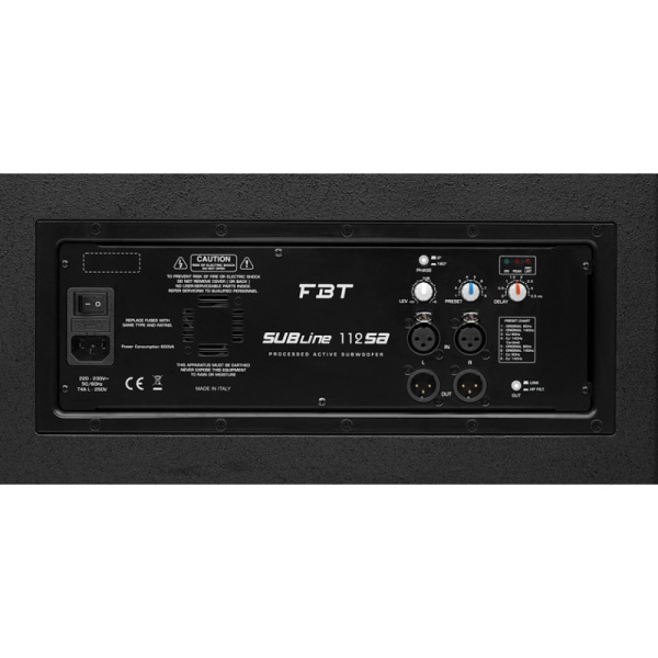 Активная акустическая система FBT Subline 112SA