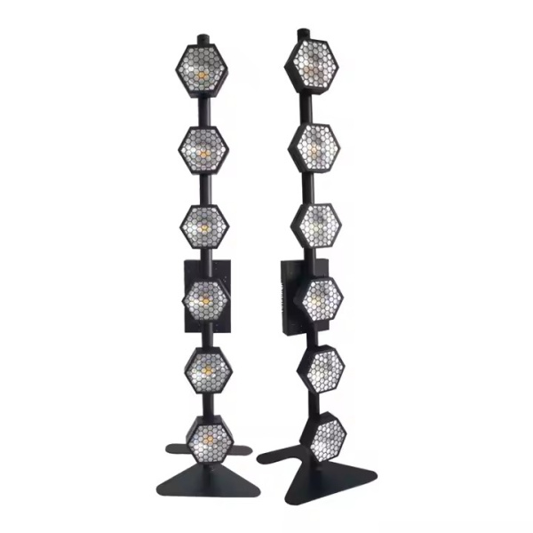 Светодиодный прибор DESON RETRO COB LD-6-144COB Hexa 6 Lines LED Pixel Blinder