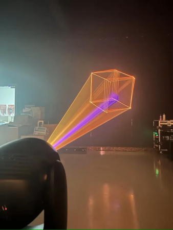 Вращающаяся голова Botai Animation Laser Moving Head Light 5W RGB c Led кольцом