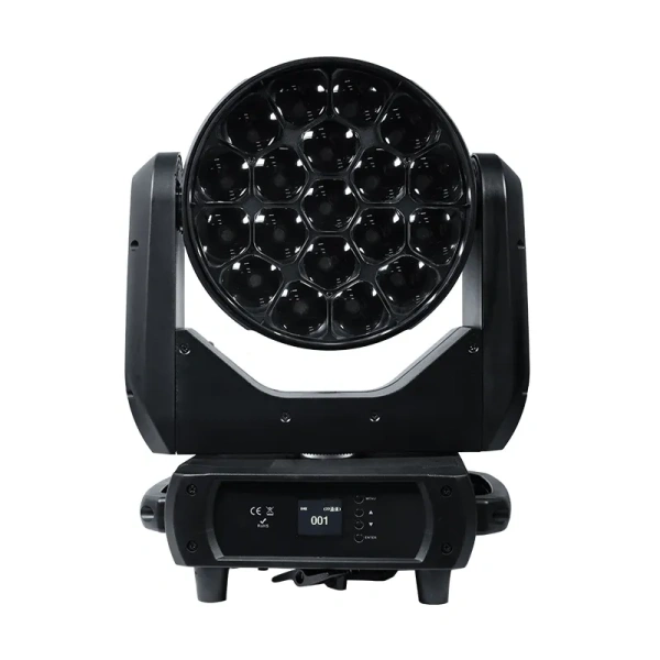 Вращающаяся голова VLTG TV-NW1940Z LED WASH Moving Head Light 19x40W RGBW 5-50° Zoom