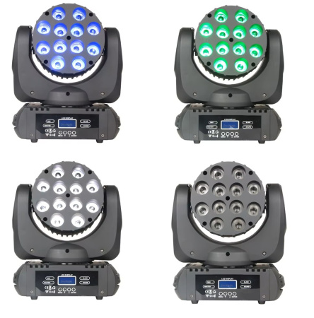  Вращающаяся голова DESON BEAM LM-177B LED 12x12W RGBW