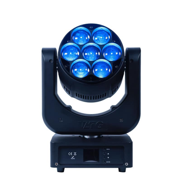 Вращающаяся голова VLTG TV-NW0740Z LED WASH Moving Head Light 7x40W RGBW 5-50° Zoom