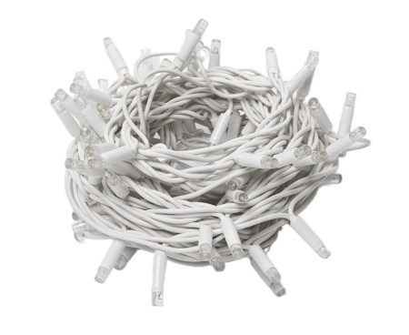 Гирлянда светодиодная "Бахрома" с эффектом Flash-мерцания 4.8M*0.6M 180LED 220V IP65 Цвет свечения: Тёплый белый + Белый(Flash), Провод: Каучук белый, уличная