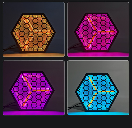 Светодиодный прибор DESON RETRO LD-403 3 single-head flashing retro lights