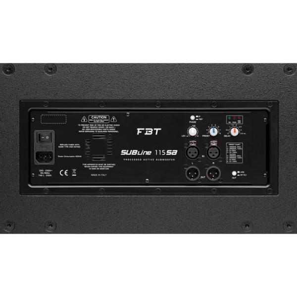 Активный сабвуфер FBT Subline 115SA