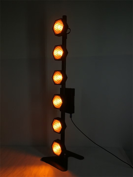 Светодиодный прибор DESON RETRO COB LD-6-144COB Hexa 6 Lines LED Pixel Blinder