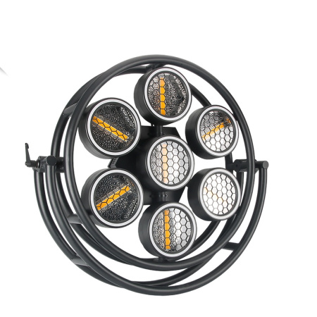 Светодиодный прибор DESON RETRO LD-406 RGB hexagonal flash strobe light